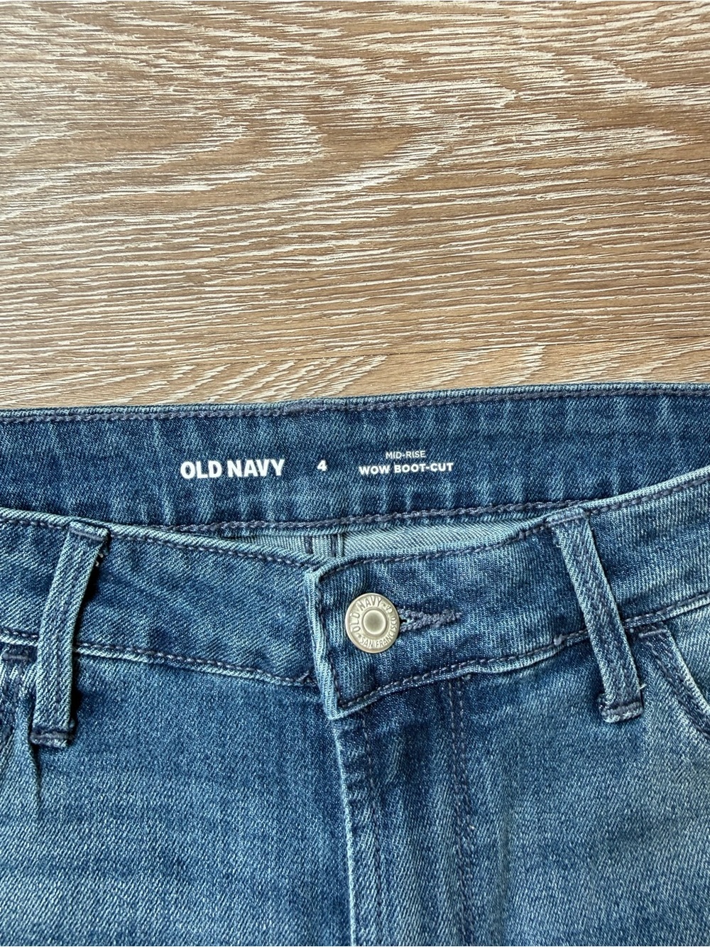 Old Navy Mid-Rise Wow Boot-Cut Jeans